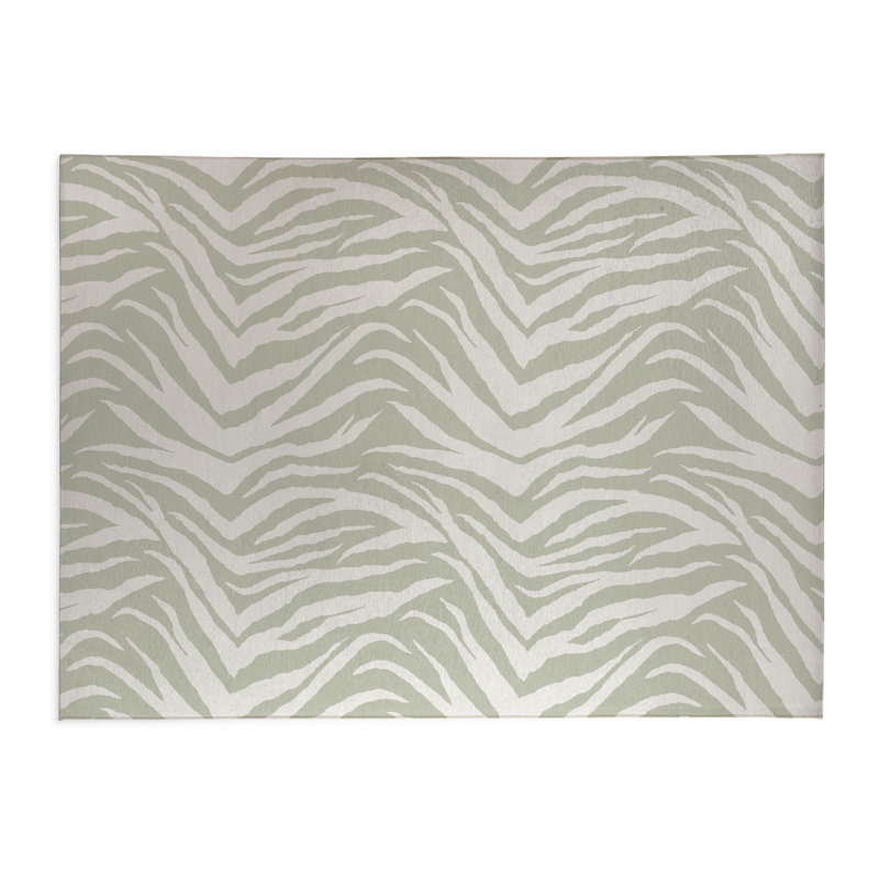 Tapis de bureau Zebra Patch, L 3 pi x L 2 pi, Vert clair
