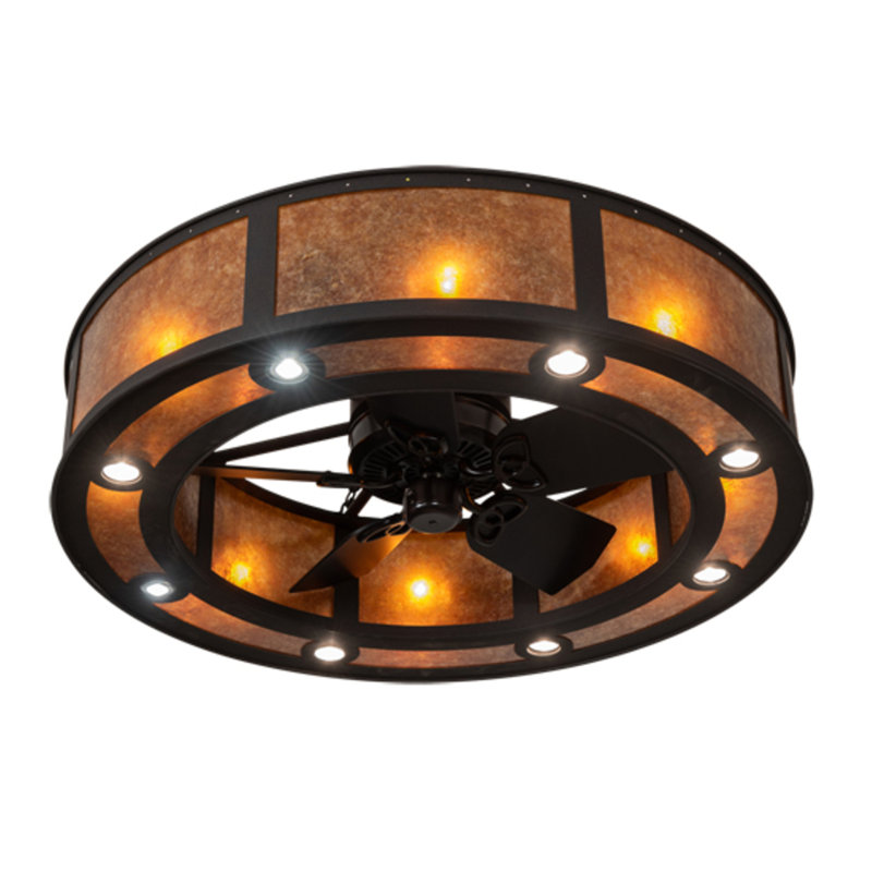 Smythe Craftsman Outdoor Downrod Ceiling Fan