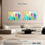 Avery, ville de printemps abstraite-107693002