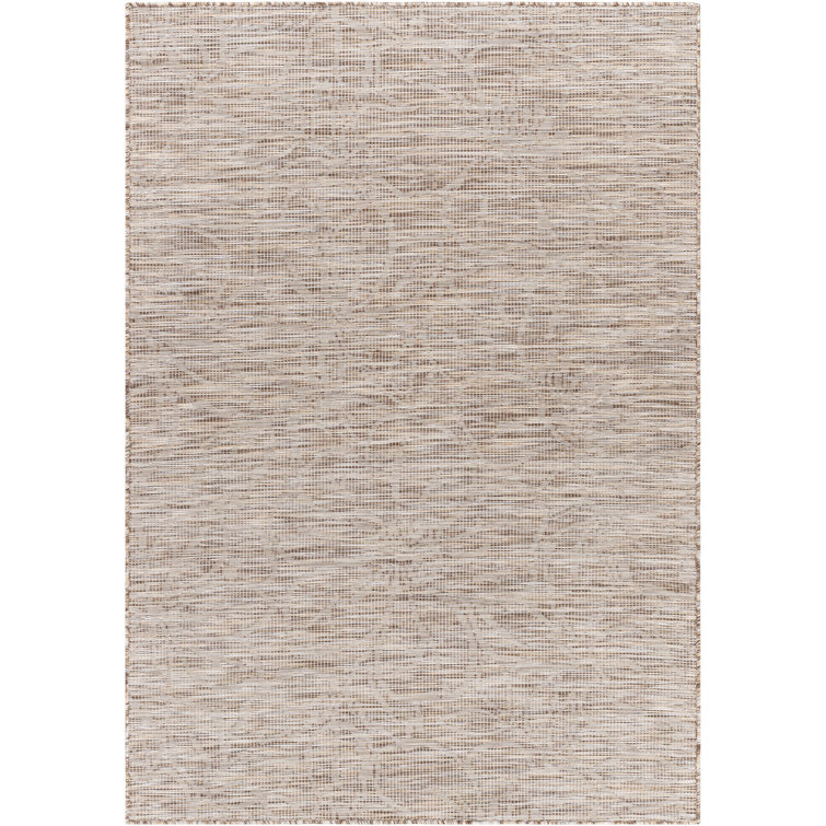 Tapis brun à motif floral Brimberry