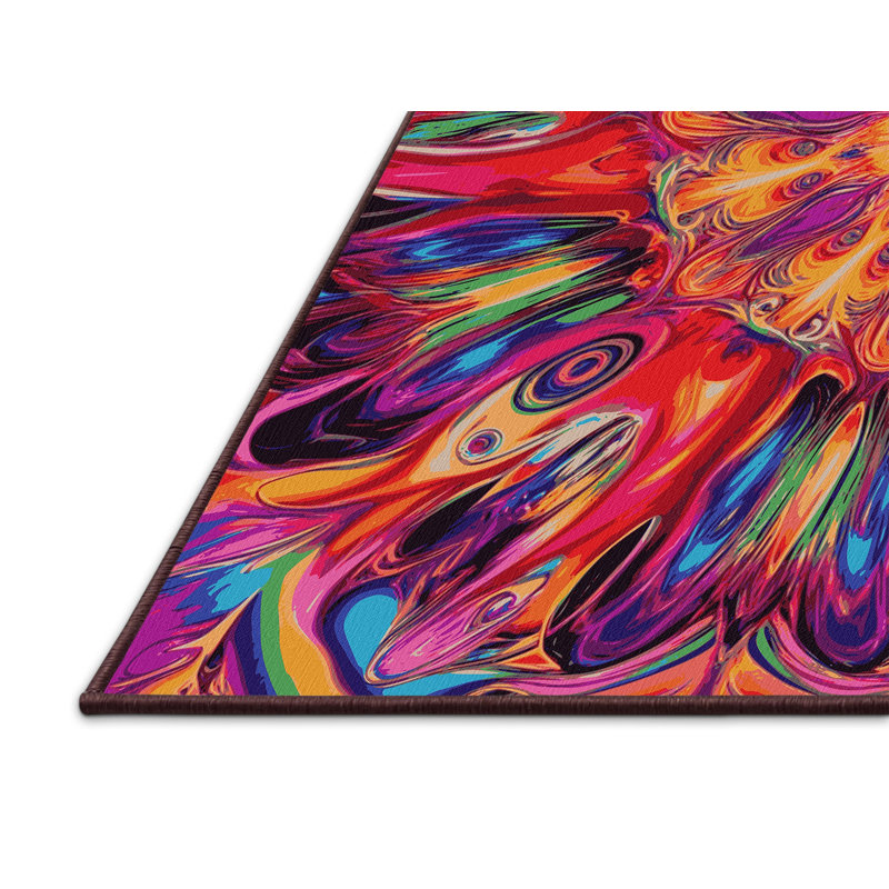 Neon Reverie Rug, Rectangle 3' x 5'