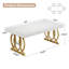 Metal Base Dining Table-34994401-34994334