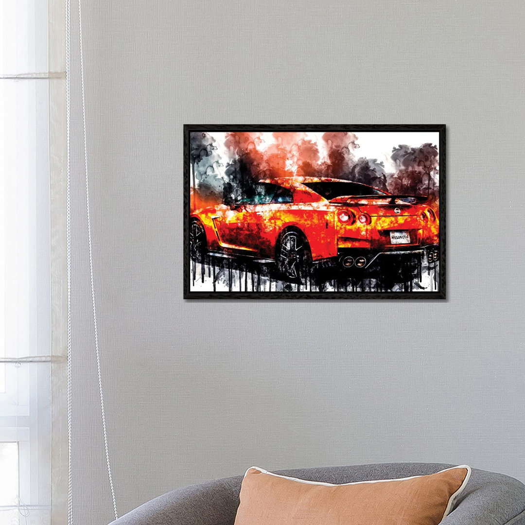 2017 Nissan GT R Fahrzeug CCXXIX von Sissy Angelastro - Galerie-Giclée auf Leinwand