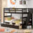 Twintwin Bunk Bed With Three Drawers. Construction. Provides Extra Sleeping Space. Under-Stair Storage For Organization. Versatile, Can Be Separated Into Two Beds. Safe Guardrails And Head/. No Box-735918947