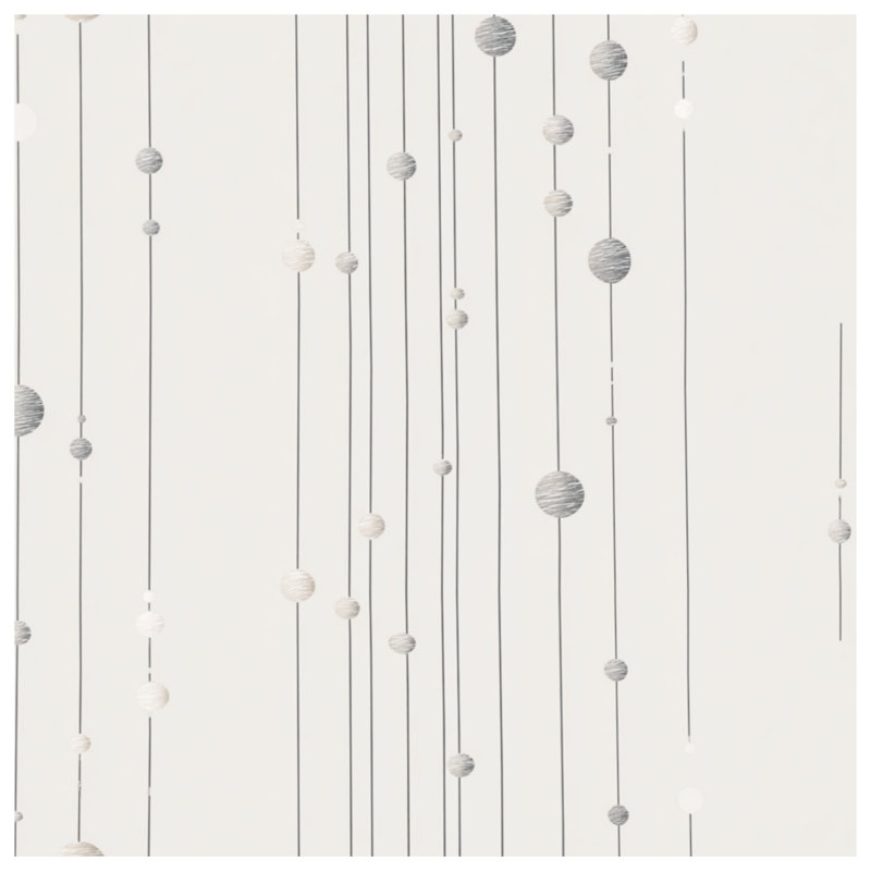Couvre-lit matelassé à motif de sphères suspendues toutes tailles, Double