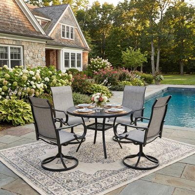 Belmont With Swivel Textilene Chairs