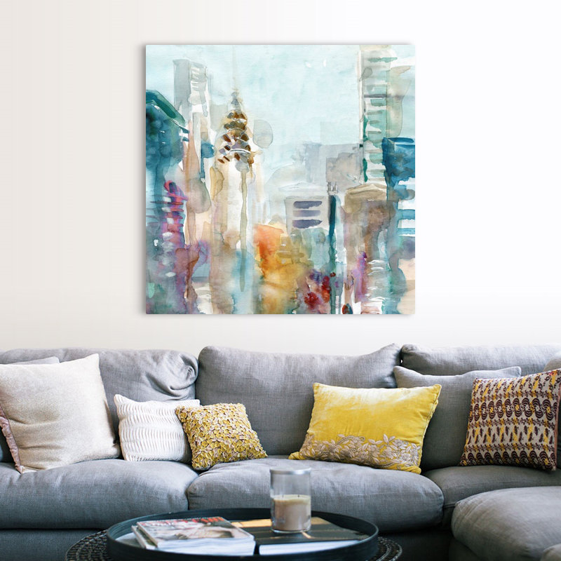 Spectrum NYC - Peinture sur toile, Toile tendue, H 48 po x l 48 po x P 1,25 po