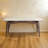 Modern White Oak Slate Dining Table Set-102527668