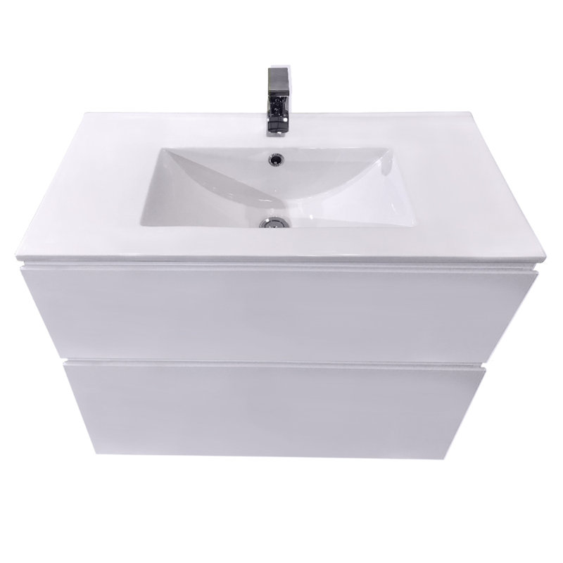 Ivers 815mm Single Bathroom Vanity with Ceramic Basin