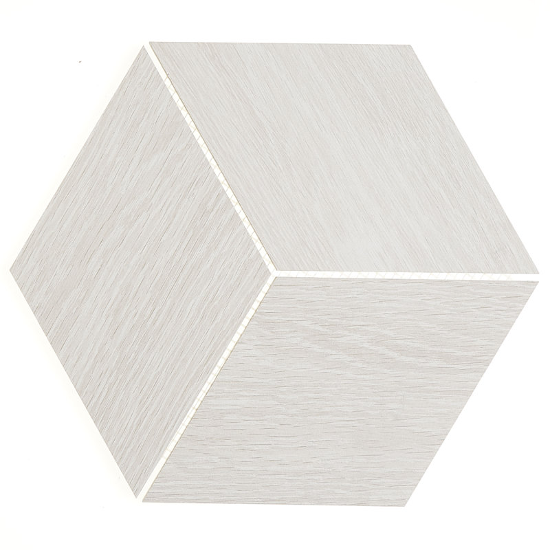 Emerson Wood 3D Cube Mosaic Wood Look Wall & Floor Tile (10 PCS Per Carton) (6.20 SQFT Per Carton)