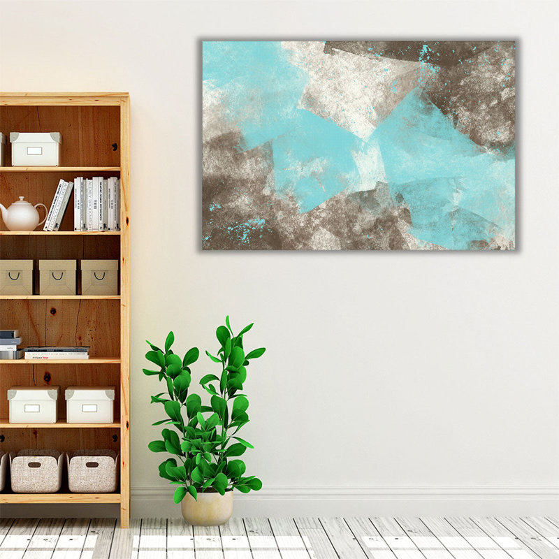 High High Coastal View - reproduction d'art sur toile, H 20 po x l 30 po