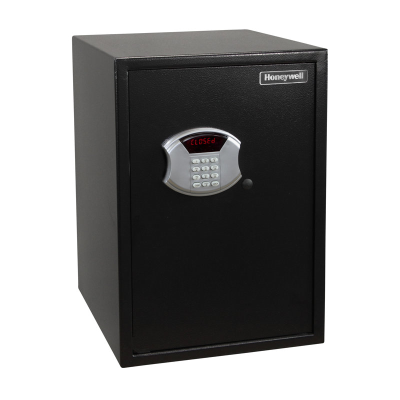Large Black Steel Security Safe with Digital Lock and LED Display