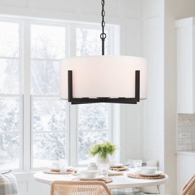 Gaspara 4 - Light Dimmable Drum Chandelier