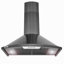 Hotte murale convertible 30 pouces en acier inoxydable noir 343 CFM