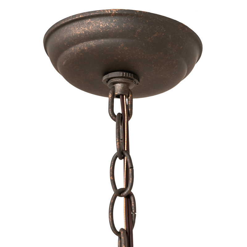 36" Wide Squire 6 Light Chandelier