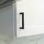 Poignée carrée Classica Collection - 3 po Poignée d'armoire centre à centre noir mat - Quincaillerie contemporaine pour tiroirs et armoires - paquet de 25-70454790-122074338
