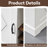 Farmhouse Buffet Cabinet With Storage, Sideboard Cabinet With 2 Doors And 3 Drawers