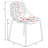 Stackable Dining Side Chairs with Floral Cutout Back and Stainless Steel Legs – Modern Kitchen, Restaurant, or Banquet Seating-544002242