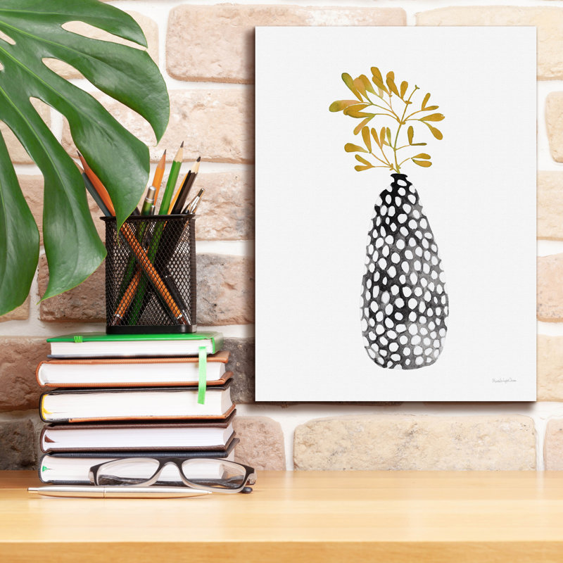 Art moderne sur toile 18 "x 26" Modern Nature 2 par Mercedes Lopez, H 16 po x l 12 po x P 0,75 po