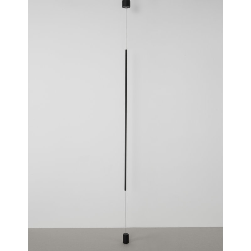 1 - Light LED Unique/Statement Pendant, Black