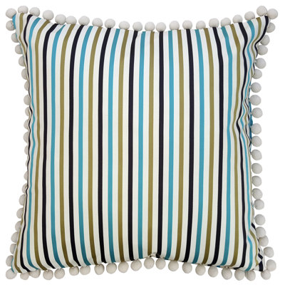 Tineo Striped Square Throw Cushion