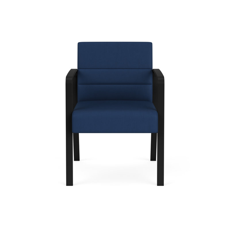 Cadre en métal pour chaise de réception Waterfall, Noir, Vinyle bleu Patriot Plus Imperial