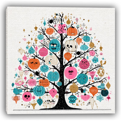 Haunted Bauble Tree - Art mural sur toile tendue