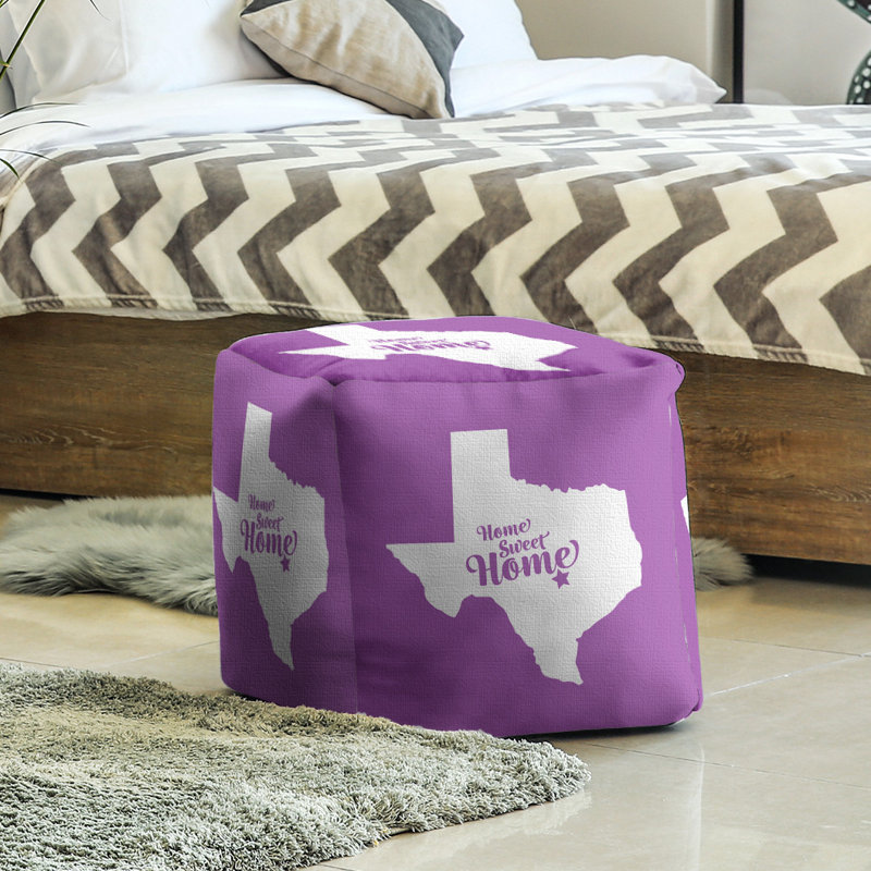 Repose-pieds à cubes austin the home, Violet