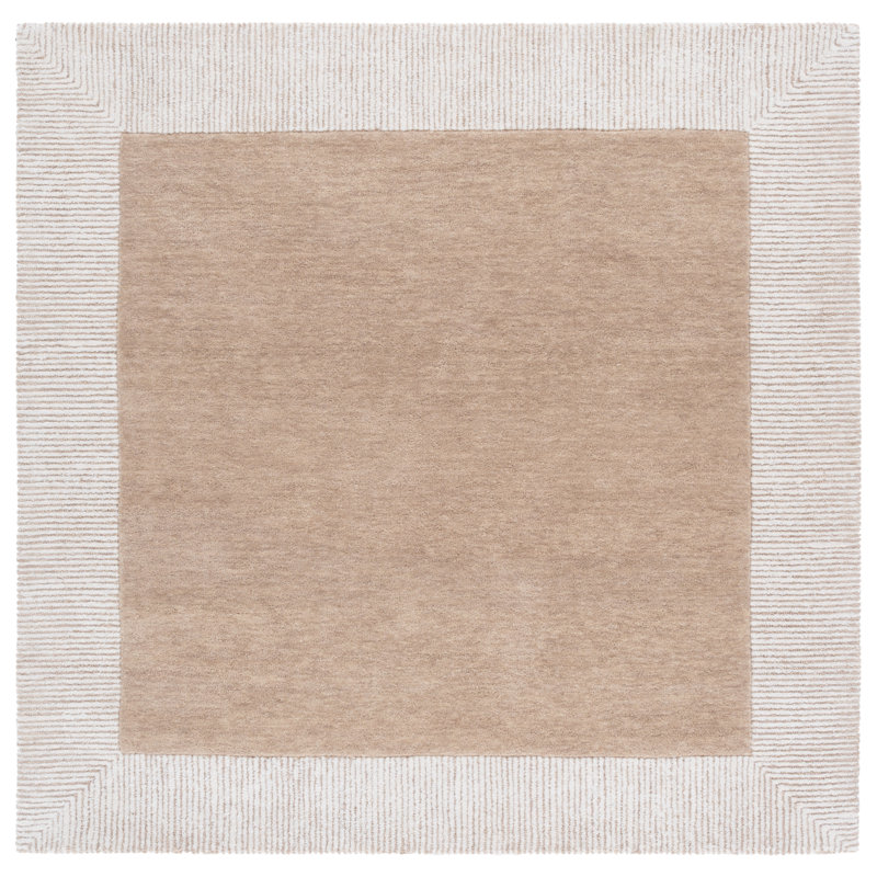 Tapis en laine touffeté à la main Ellsworth, Carré 6 pi