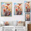 Oeillets, représentation multicolore acrylique I - impressions murales florales et botaniques-1156417954-1156417957