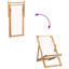 Kingston Deck Chair Teak 56x105x96 cm-33045801