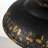 1-Light Distressed Black Dome Pendant Light for Dining Room