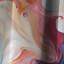Rideau occultant en marbre rose et bleu Bohemian - 1 panneau-107539690