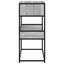 Console Table Black 90X35x80 Cm Engineered Wood-454928570
