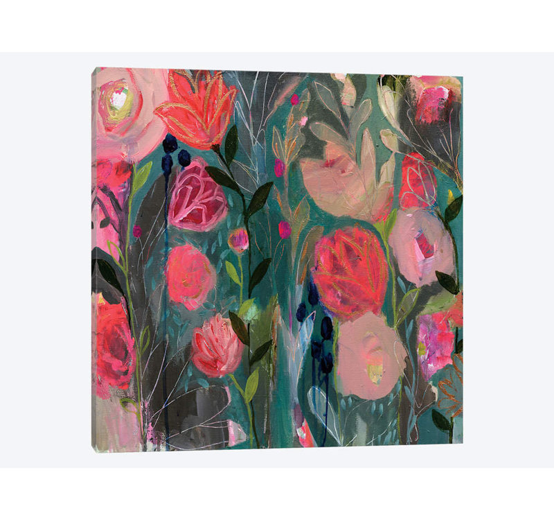 « minuit voeu », impression sur toile, H 12 po x l 12 po x P 1,5 po, Toile tendue, Pas de tapis