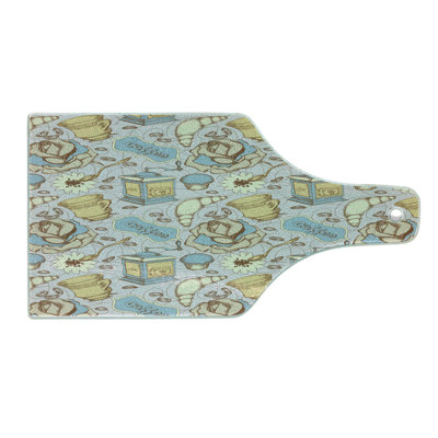 East Urban Home Glass Coffee Cutting Board