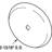Cabinet Knob Backplate, 2-13/16 in. Outside Diameter, Stamped Steel