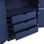 Grande armoire de rangement autoportante de style shaker avec 2 prises de courant, tablettes réglables et tablettes de porte-1035920200