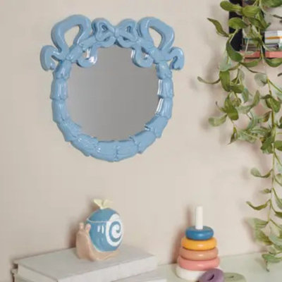 Miroir bleu bébé