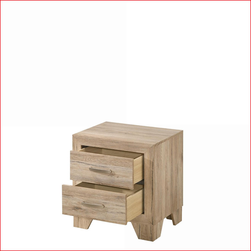 Table de chevet moderne à 2 tiroirs Miquell