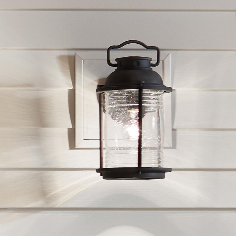 Aadison Outdoor Wall Lantern, 34.6cm H x 19.3cm W x 21.3cm D