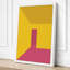 Chromatic Geometry Geometric - Wrapped Canvas-1873010353-1873010355