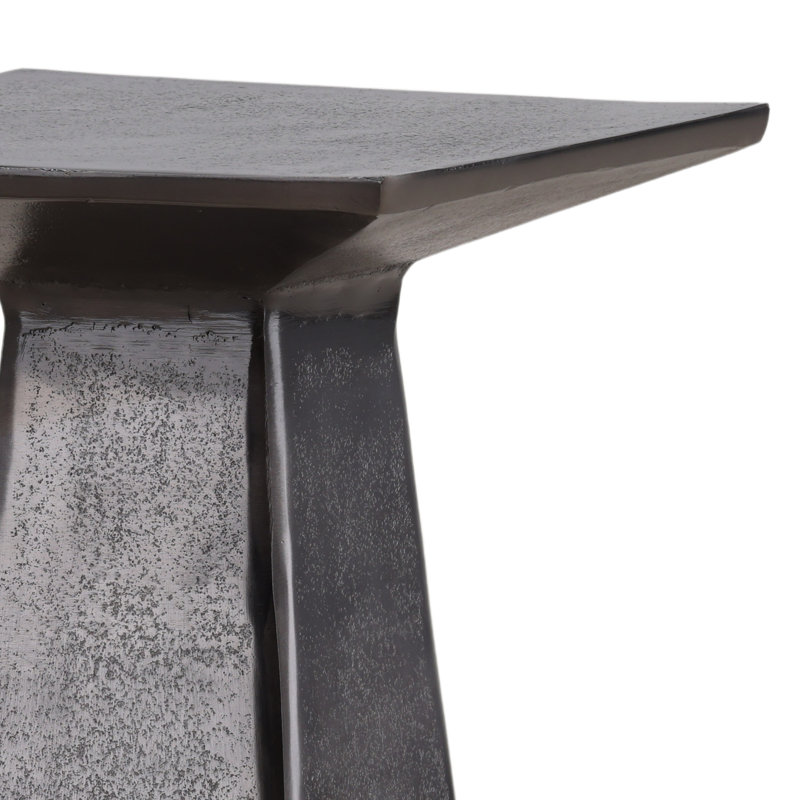 Vernell Side Table Antique Nickel