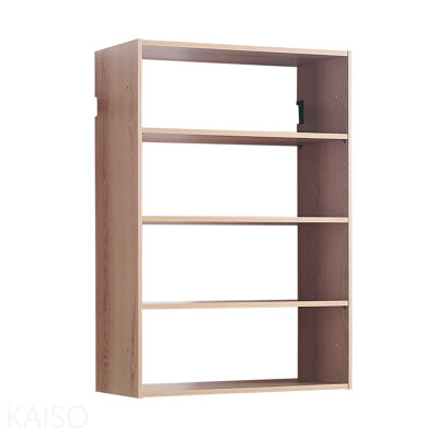 Oak Wall Mounted Wood Closet System