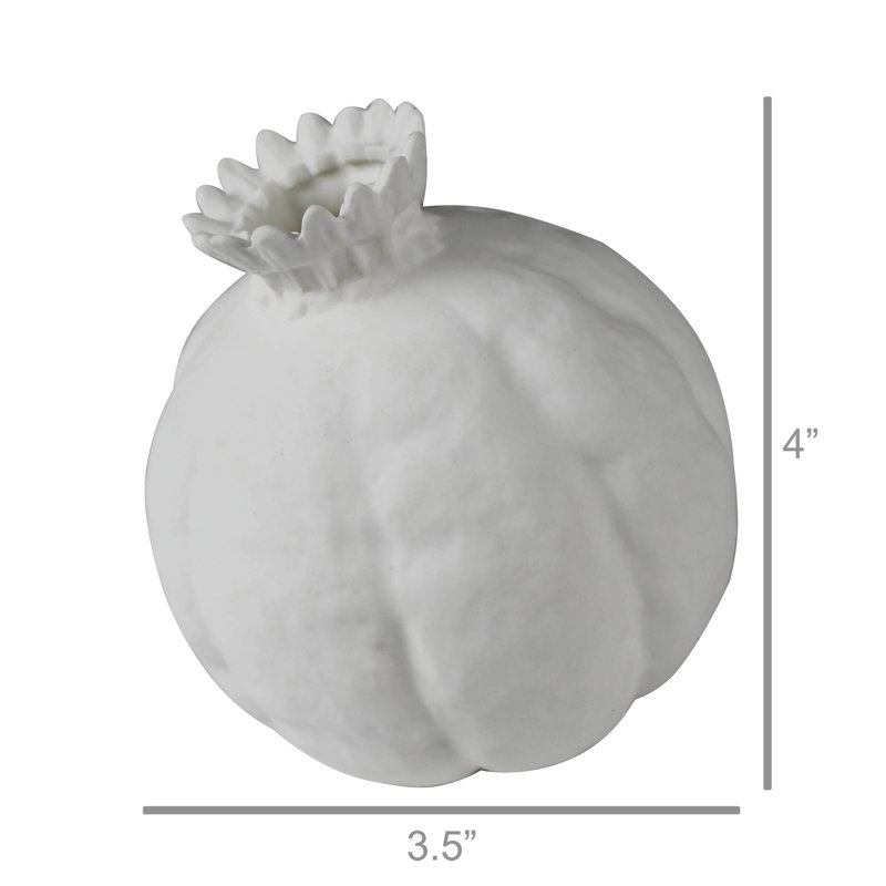 Vase Poppy Pod, porcelaine tendre