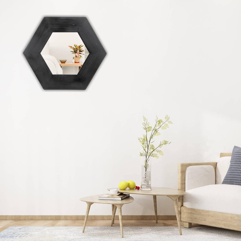 Miroir mural Ilmi, Noir