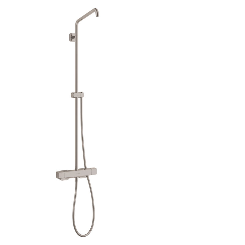 Robinet de douche thermostatique Croma E, Nickel brossé