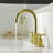 Solid Brass Widespread Bathroom Faucet With Pop-Up Drain Assembly-110653595
