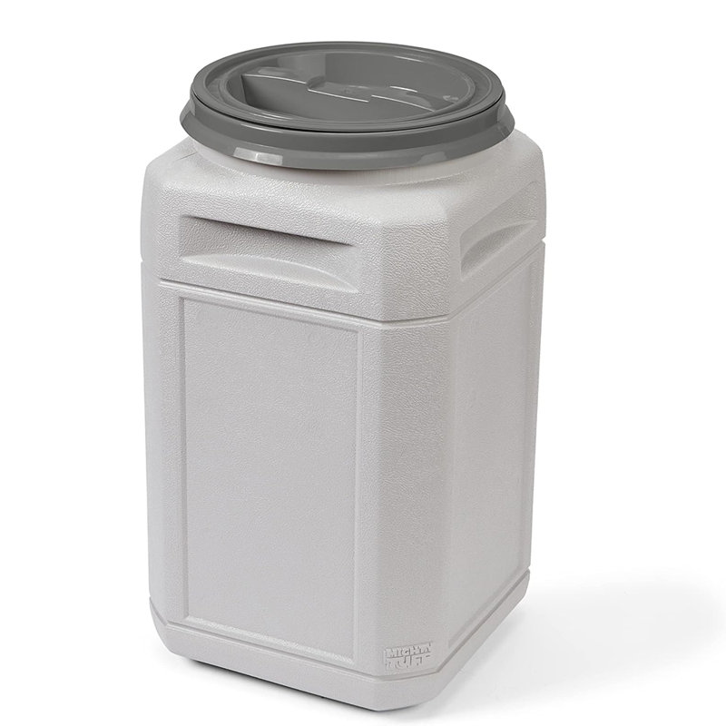 Mighty Tuff Pet Food Storage Container with Airtight Twist Lid, 54 lb