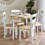 Hayasdan Extendable Solid Wood Dining Table-740644677